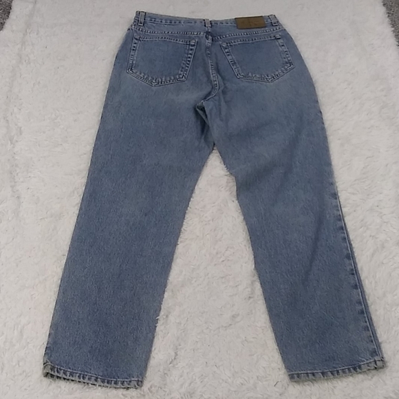𝅺Calvin Klein Vintage Double Stone Wash High Rise Five Pocket Straight Leg Jean - Picture 9 of 15